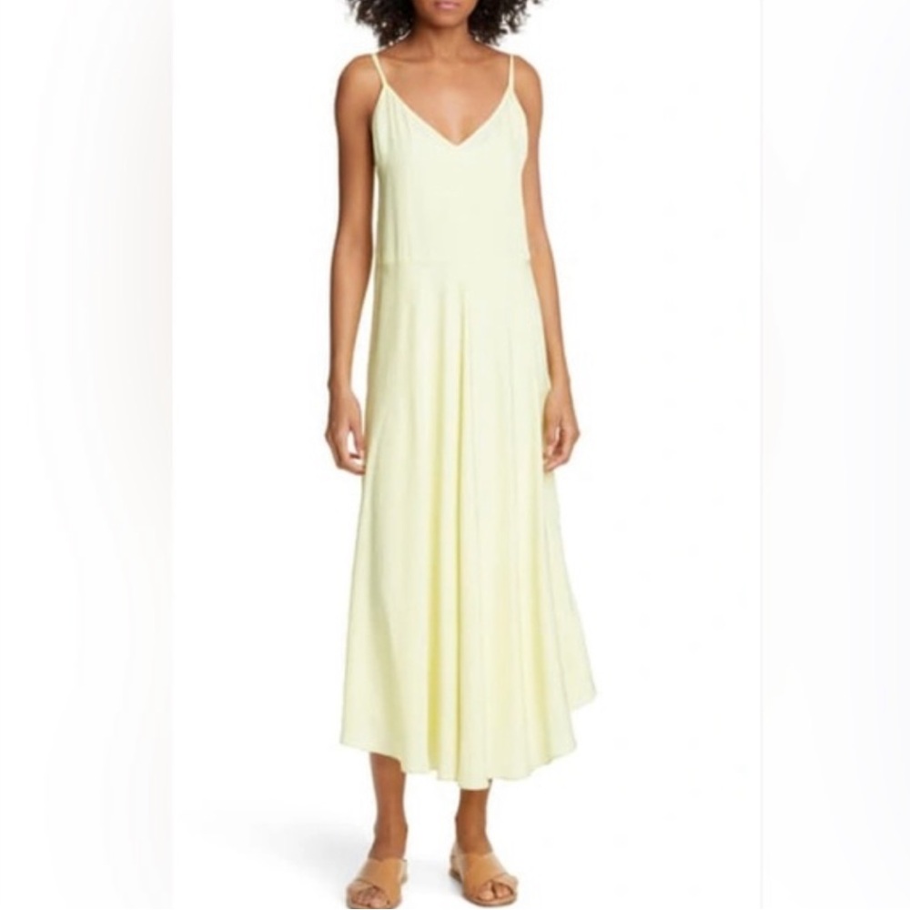Vince Lemon Glow Slip Dress Size Small